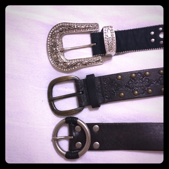 fossil belt and wallet set